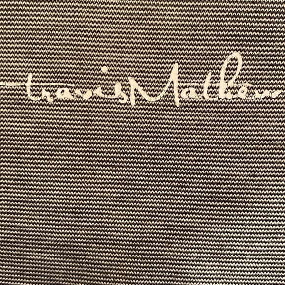 Travis Mathew S/S Fine Stripe Polo Shirt Four Seasons Resort Maui Hawaii Gray L - Picture 6 of 10